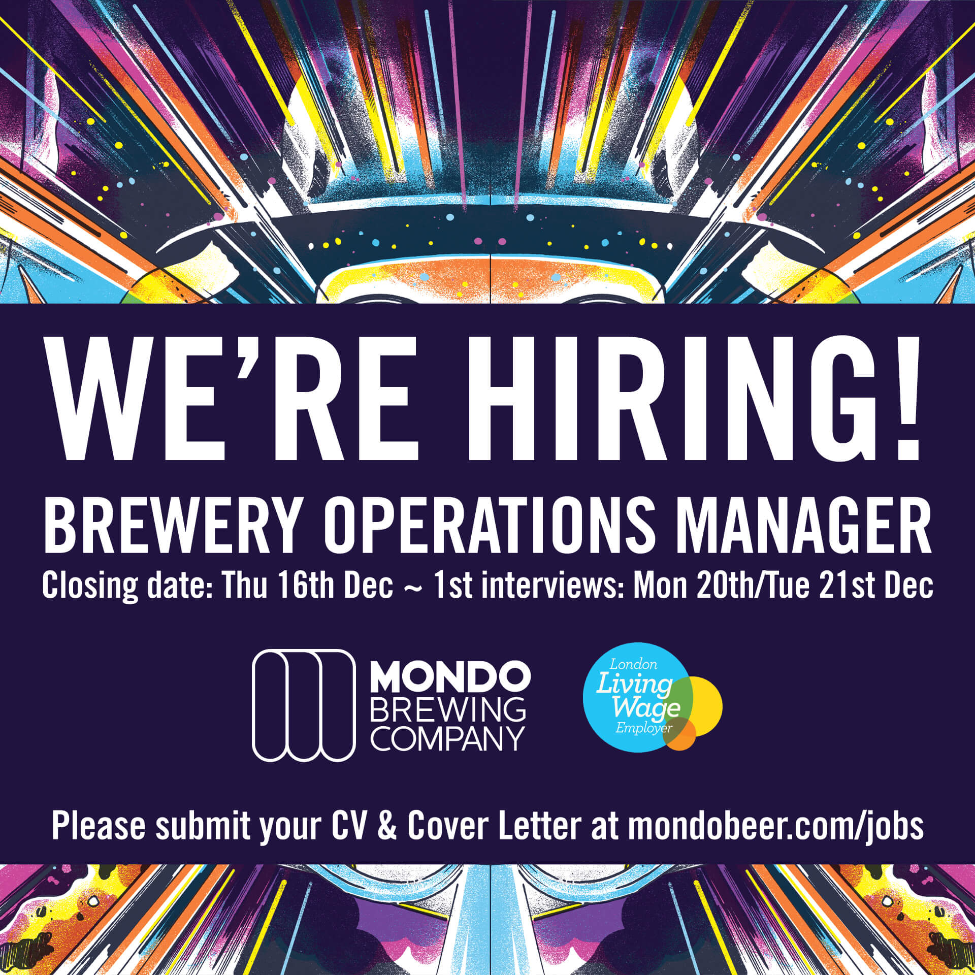 Brewery Operation Manager at Mondo Brewing Co.