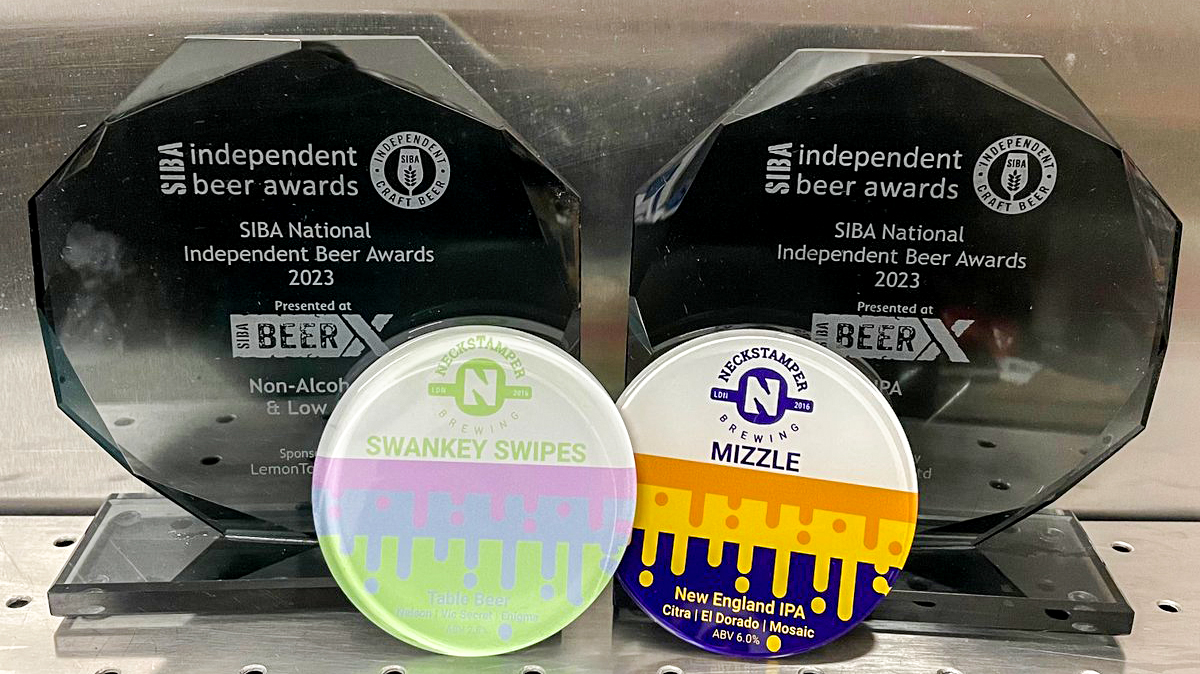 Neckstamper collected 2 awards, including a silver in Overall Champion Keg Beer