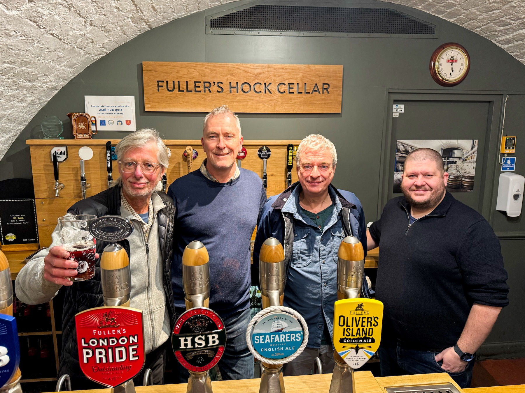 LBA Hosts Luxembourg Brewers at Fuller’s Griffin Brewery and Blackhorse Beer Mile