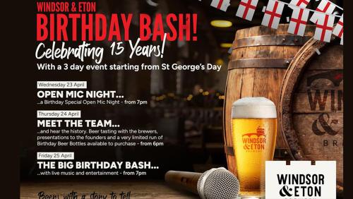 Windsor & Eton Brewery Celebrates 15 Years of Brewing Excellence